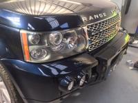 Rénovation d'optiques de phares sur un Range Rover